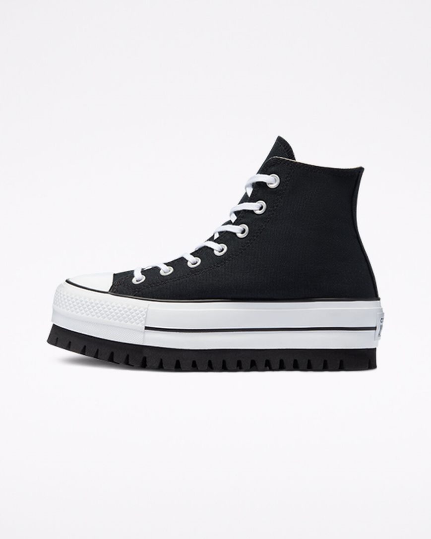 Women's Converse Chuck Taylor All Star Trek High Top Platform Shoes Black | AU 6EC93P